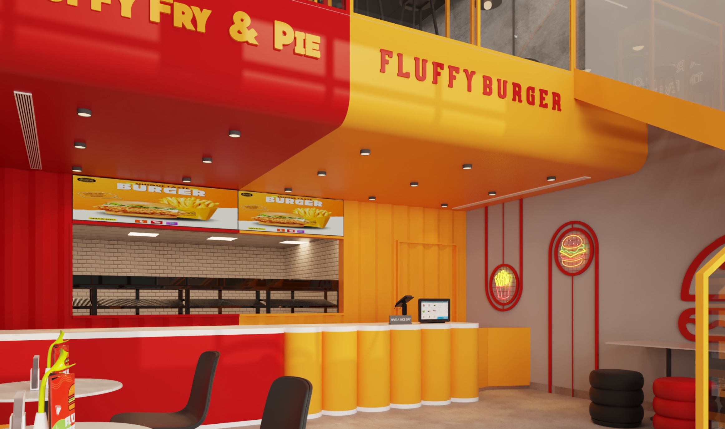 Fluffy Burger Tabarbour